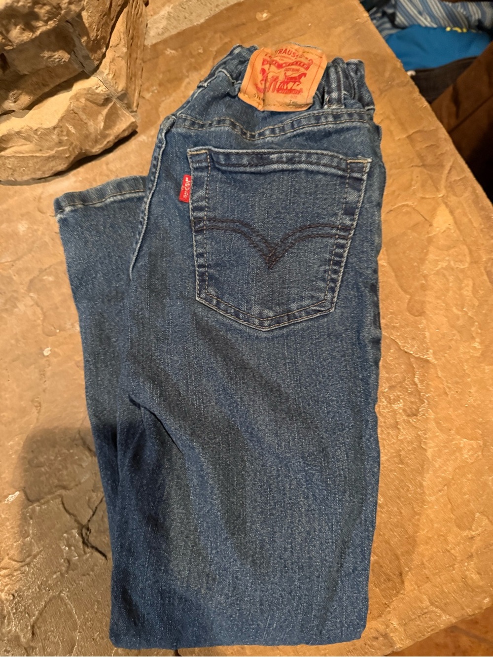 Levi's Blue Denim Jeans with Red Tab